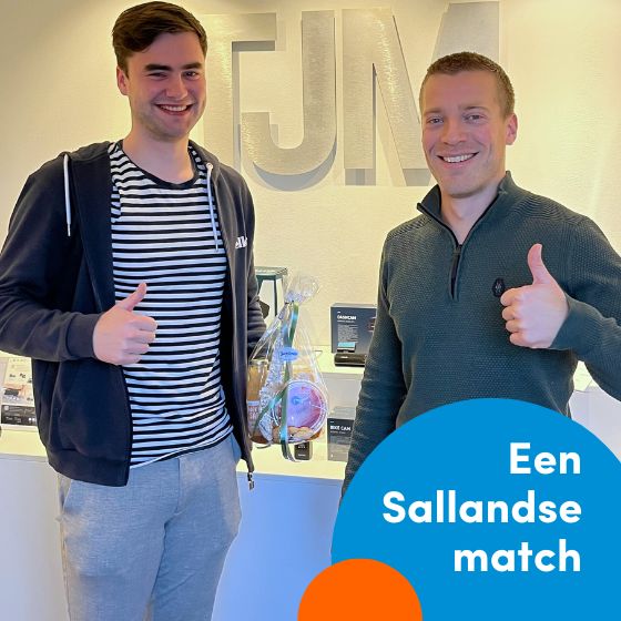 Een Sallandse match: Lucas aan de slag bij TJM Supplies!